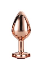 GLEAMING LOVE ROSE GOLD PLUG MEDIUM - obrazek 3