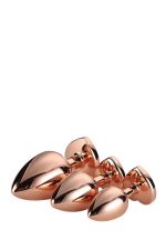 GLEAMING LOVE ROSE GOLD PLUG SET - obrazek 5