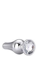 GLEAMING LOVE SILVER PLEASURE PLUG S - obrazek 4