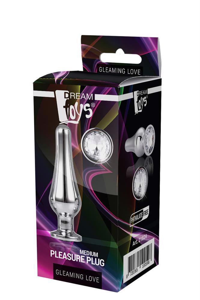 35-21824 GLEAMING LOVE SILVER PLEASURE PLUG M - obrazek 1