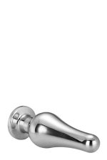 GLEAMING LOVE SILVER PLEASURE PLUG M - obrazek 5