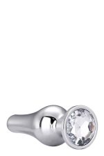 GLEAMING LOVE SILVER PLEASURE PLUG L - obrazek 4