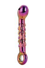 GLAMOUR GLASS RIBBED G-SPOT DILDO - obrazek 2