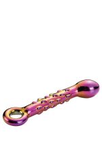GLAMOUR GLASS RIBBED G-SPOT DILDO - obrazek 3