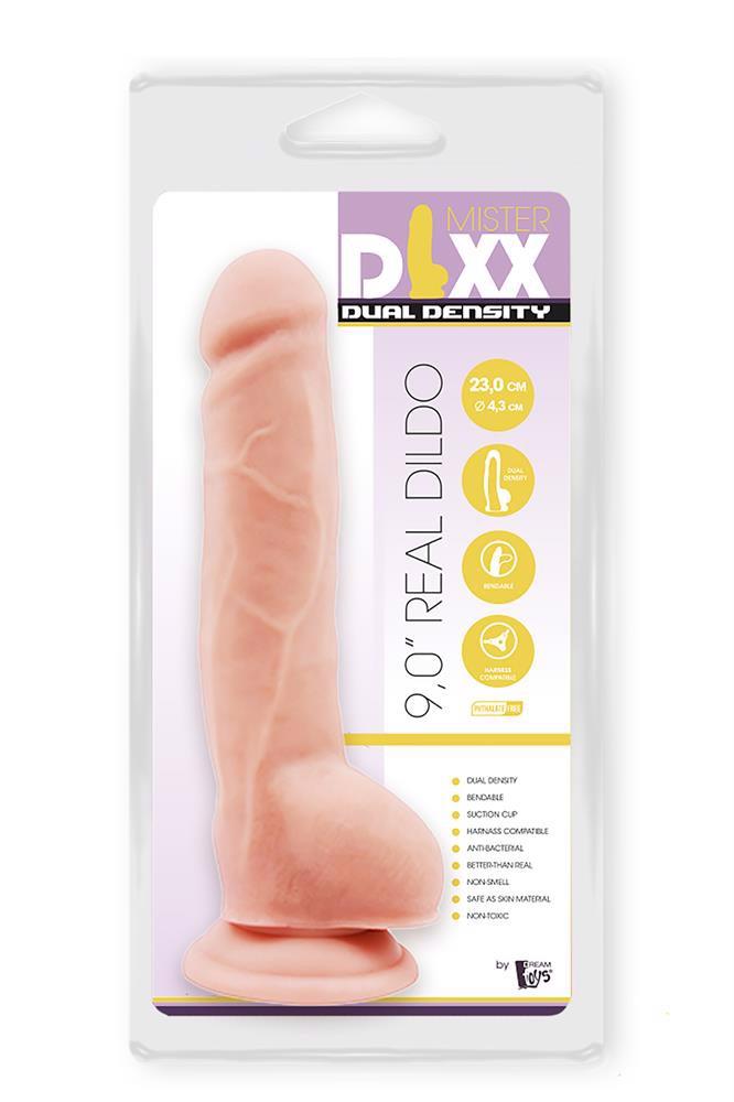 35-21865 MR. DIXX 9INCH DUAL DENSITY DILDO - obrazek 1