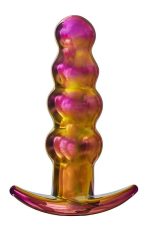 GLAMOUR GLASS REMOTE VIBE BEADED PLUG - obrazek 3