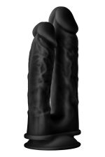 REAL LOVE DUAL DENSITY DOUBLE PENETRATOR BLACK - obrazek 3