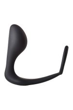 FANTASSTIC ANAL PLUG WITH COCKRING BLACK - obrazek 3