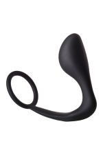 FANTASSTIC ANAL PLUG WITH COCKRING BLACK - obrazek 4