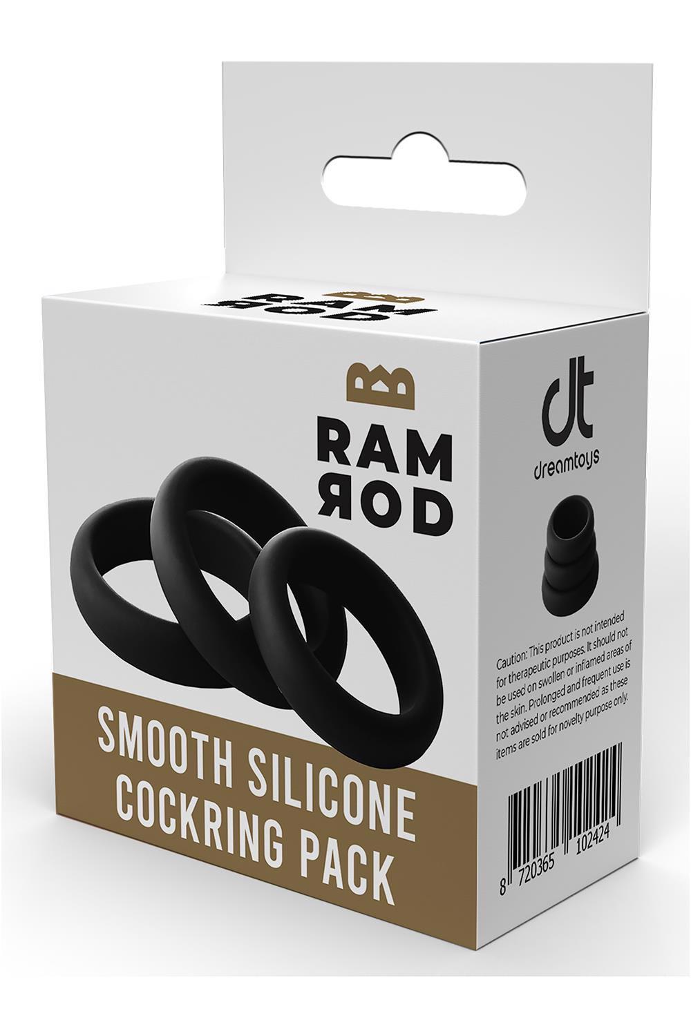 35-22007 RAMROD SMOOTH SILICONE COCKRING PACK - obrazek 1
