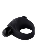 RAMROD VIBRATING COCKRING WITH BIG BULLET BLACK - obrazek 4