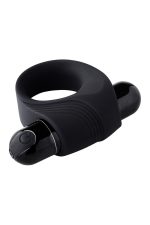 RAMROD VIBRATING COCKRING WITH BIG BULLET BLACK - obrazek 5