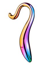 GLAMOUR GLASS ELEGANT CURVED DILDO - obrazek 2