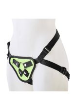 RADIANT STRAP-ON GLOW IN THE DARK GREEN - obrazek 4