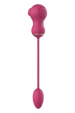 ESSENTIALS FLEXIBLE DUAL STIMULATOR AND VIBRATING EGG PINK - obrazek 5