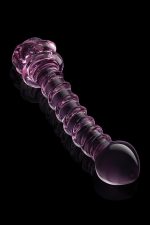 GLAZE GLASS ROSEBUD SPIRAL G-SPOT DILDO - obrazek 4