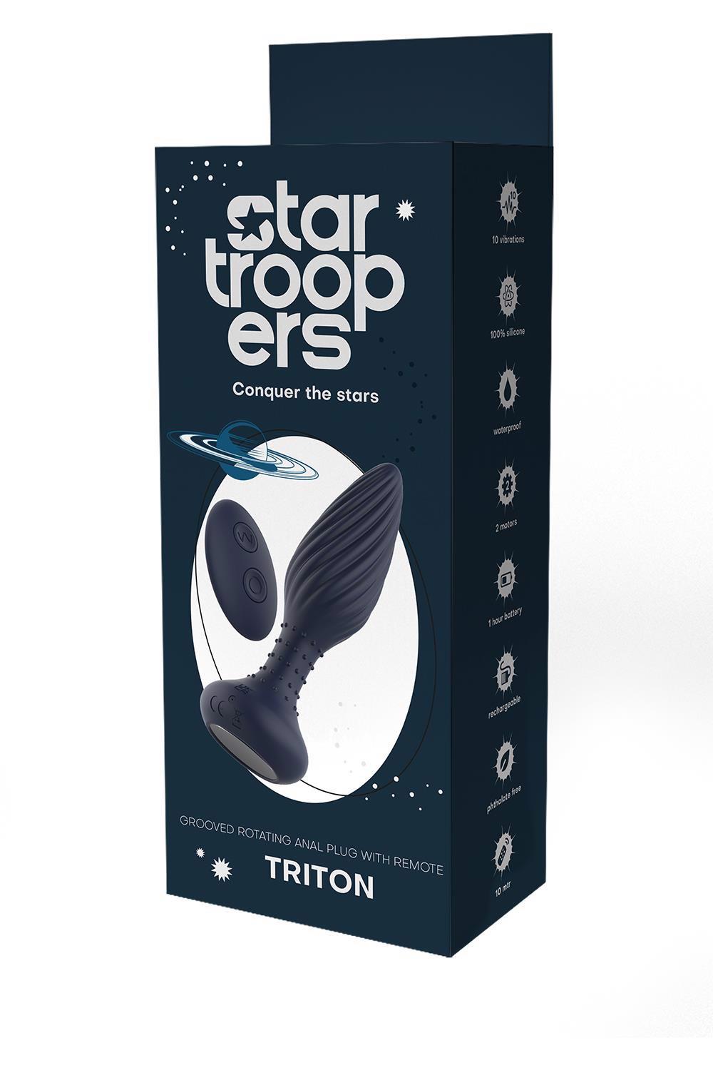 35-22138 STARTROOPERS TRITON VIBRATING ANAL PLUG - obrazek 1