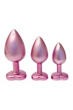 GLEAMING LOVE MATTE PINK PLUG SET - obrazek 2