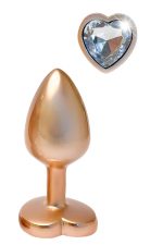 GLEAMING LOVE MATTE GOLD PLUG SMALL - obrazek 3