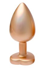 GLEAMING LOVE MATTE GOLD PLUG LARGE - obrazek 2