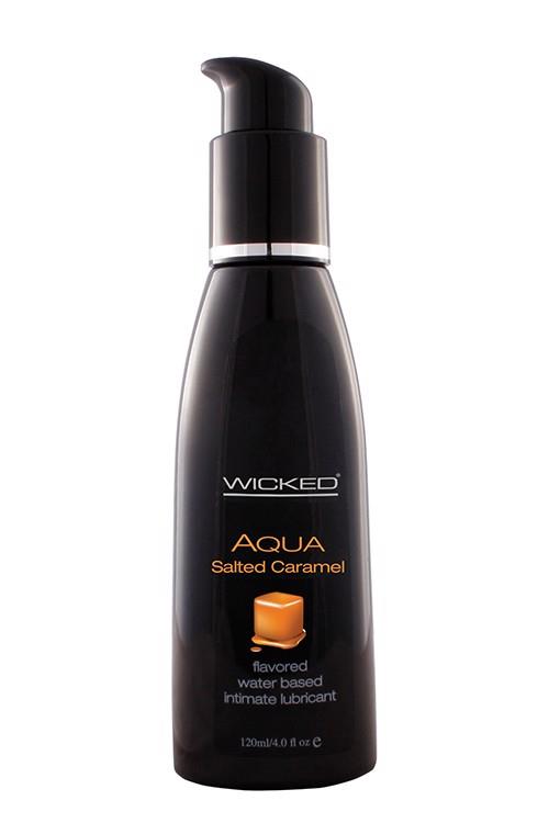 35-251340_1 WICKED AQUA SALTED CARAMEL FLAVORED 120M - obrazek 1