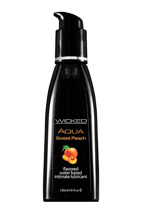 35-252042_1 WICKED AQUA SWEET PEACH FLAVORED 120ML - obrazek 1
