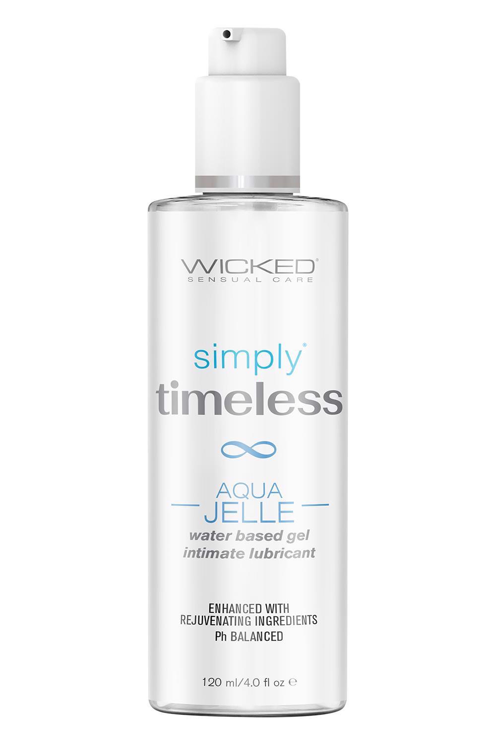 35-252366_1 WICKED SIMPLY TIMELESS AQUA JELLE LUBRICANT 120ML - obrazek 1