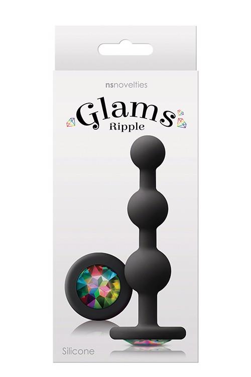 35-280778 GLAMS RIPPLE RAINBOW GEM BLACK - obrazek 1