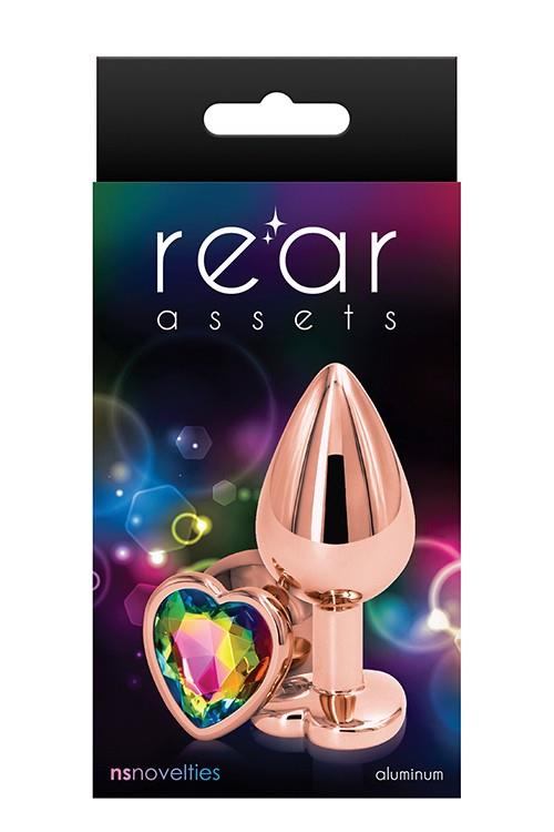 35-280798 REAR ASSETS ROSE GOLD HEART M RAINBOW - obrazek 1
