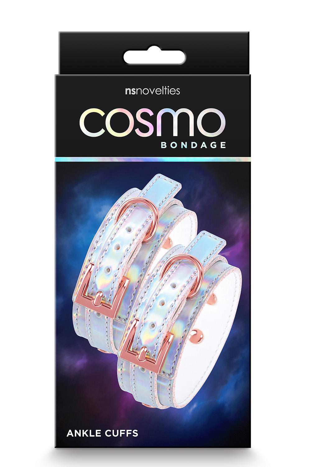 35-281037 COSMO BONDAGE ANKLE CUFFS RAINBOW - obrazek 1