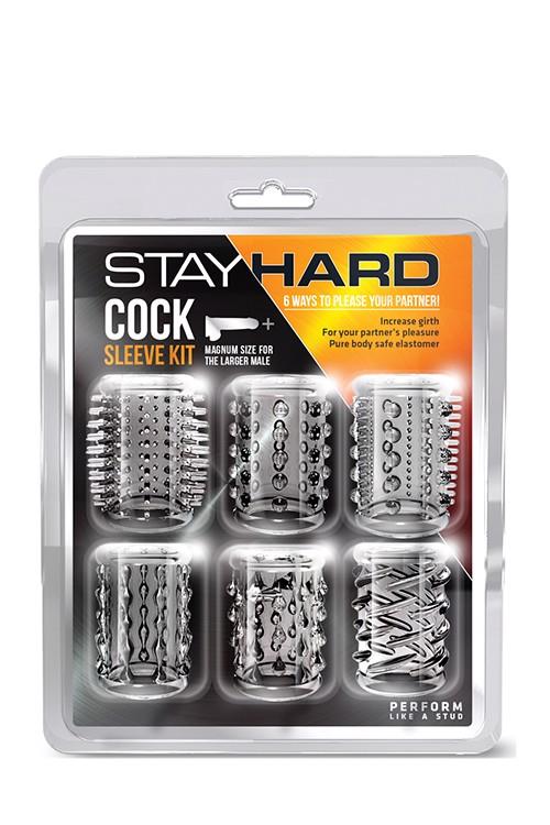 35-330223 STAY HARD COCK SLEEVE KIT CLEAR - obrazek 1