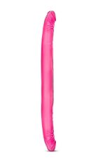 B YOURS 16INCH DOUBLE DILDO PINK - obrazek 2