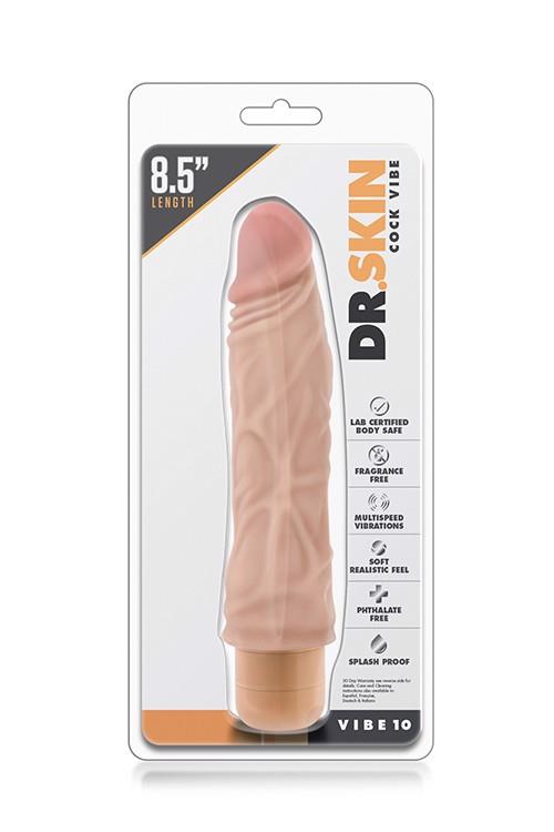 35-330474 DR. SKIN COCK VIBE 10 FLESH - obrazek 1