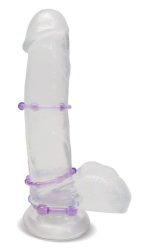 STAY HARD BEADED COCKRINGS PURPLE - obrazek 5