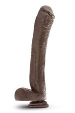 DR. SKIN MR. ED 13INCH DILDO CHOCOLATE - obrazek 2