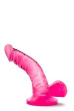 NATURALLY YOURS 4INCH MINI COCK PINK - obrazek 2