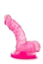 NATURALLY YOURS 4INCH MINI COCK PINK - obrazek 4