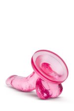 NATURALLY YOURS 4INCH MINI COCK PINK - obrazek 5