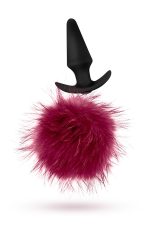 Plug-POM PLUGS FUR POM POM BURGUNDY - obrazek 2