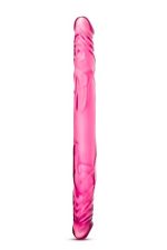 B YOURS 14INCH DOUBLE DILDO PINK - obrazek 3