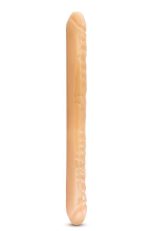 B YOURS 18INCH DOUBLE DILDO BEIGE - obrazek 2