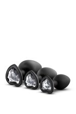 LUXE BLING PLUGS TRAINING KIT WHITE GEMS - obrazek 2