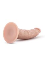 DR. SKIN 7INCH COCK SUCTION CUP VANILLA - obrazek 5