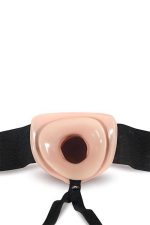 DR. SKIN 7INCH HOLLOW STRAP ON VANILLA - obrazek 4