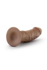 AU NATURAL 8INCH DILDO MOCHA - obrazek 5