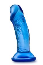 B YOURS SWEET N SMALL 4INCH DILDO BLUE - obrazek 4