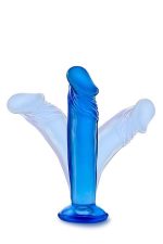 B YOURS SWEET N SMALL 6INCH DILDO BLUE - obrazek 3
