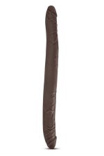 DR. SKIN 16INCH DOUBLE DILDO CHOCOLATE - obrazek 2