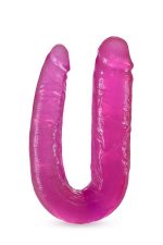 B YOURS DOUBLE HEADED DILDO PINK - obrazek 2