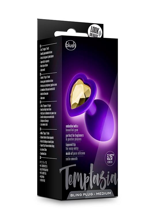 35-331311 TEMPTASIA BLING PLUG MEDIUM PURPLE - obrazek 1